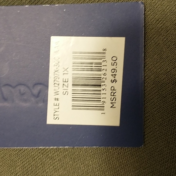 Aeropostale Sport Cropped Front Pocket Hoodie 1X Army Green - Picture 7 of 11